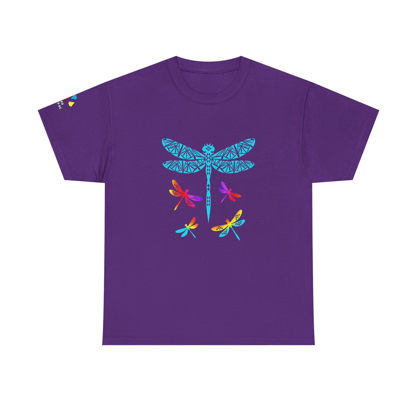 Rainbow Native Dragonfly Gildan Unisex Tee