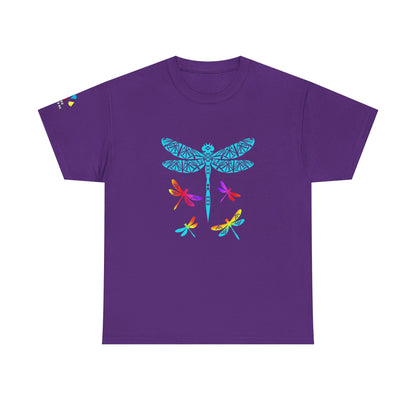 Rainbow Native Dragonfly Gildan Unisex Tee