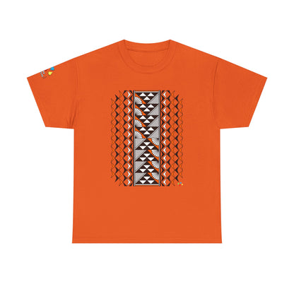 Sun and Rain in Orange Gildan Unisex Tee