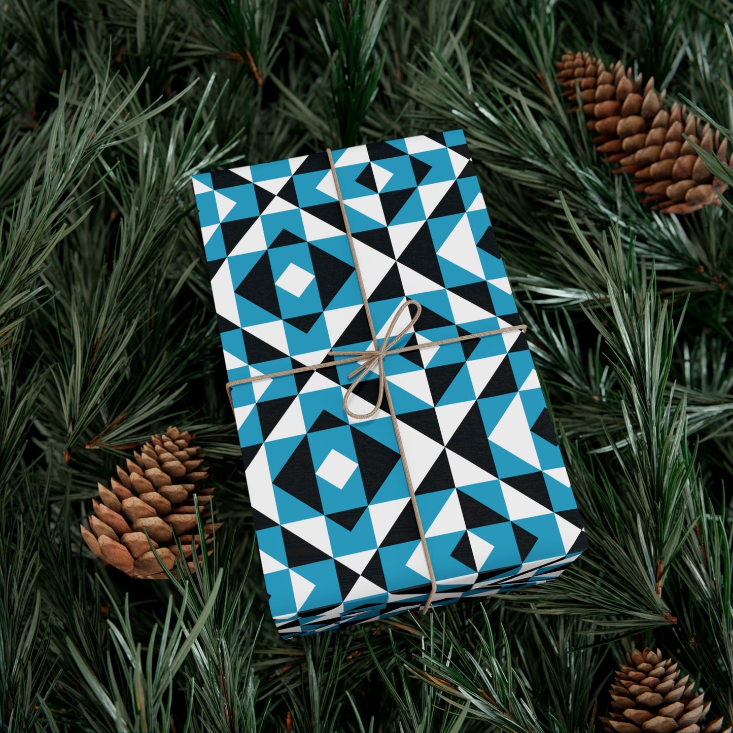 Turquoise Sacred Mountains Gift Wrap Papers