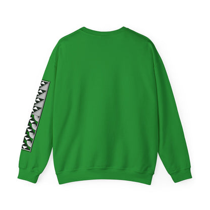Sun and Rain in Green Unisex Sweatshirt