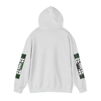 Blessed Feathers in Green Unisex Hoodie