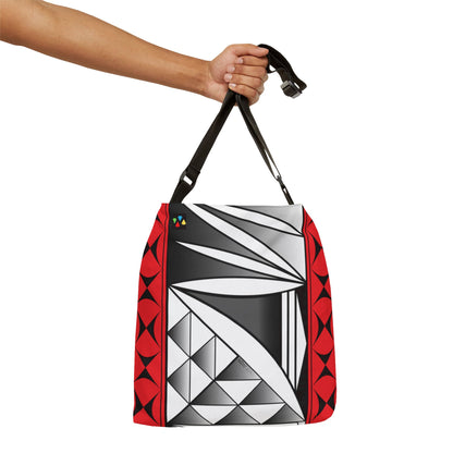 Red Chrome Southwest Sunrise Adjustable Tote Bag