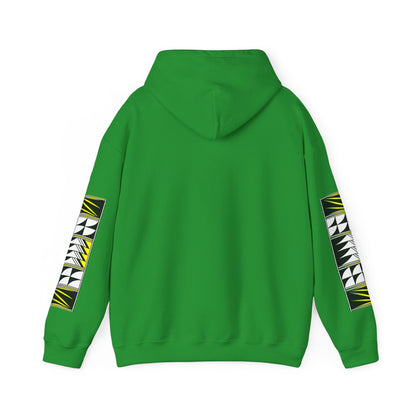 Blessed Feathers in Yellow Unisex Hoodie