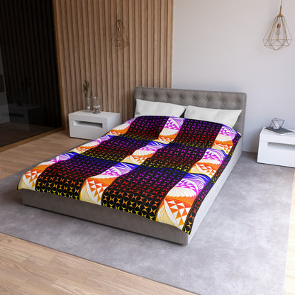 Rainbow Sunrise Microfiber Duvet Cover