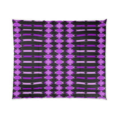 Southwest Desert Diamonds in Purple Comforter