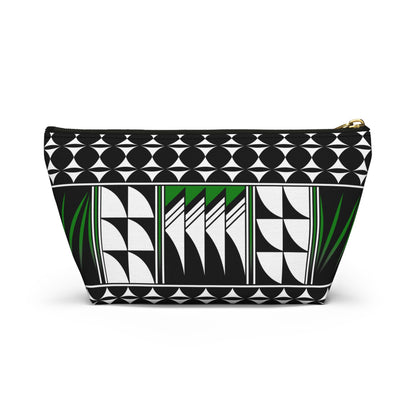 Blessed Feathers in Green Pouch w T-bottom