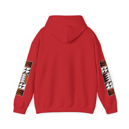 Blessed Feathers in Orange Unisex Hoodie