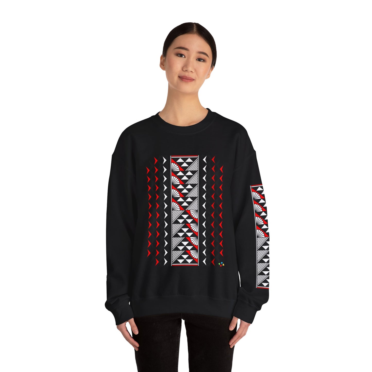 Sun and Rain in Red Unisex Sweatshirt