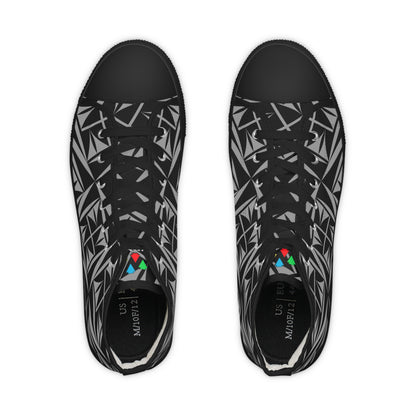 Sacred Winds in Charcoal High Top Sneakers