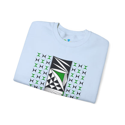 Southwest Sunrise in Green Unisex Sweatshirt