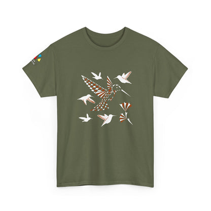 Hummingbird Blessing in Rust Gildan Unisex Tee
