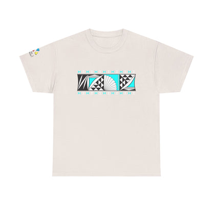 Southwest Sunrise 2 in Turquoise Gildan Unisex Tee