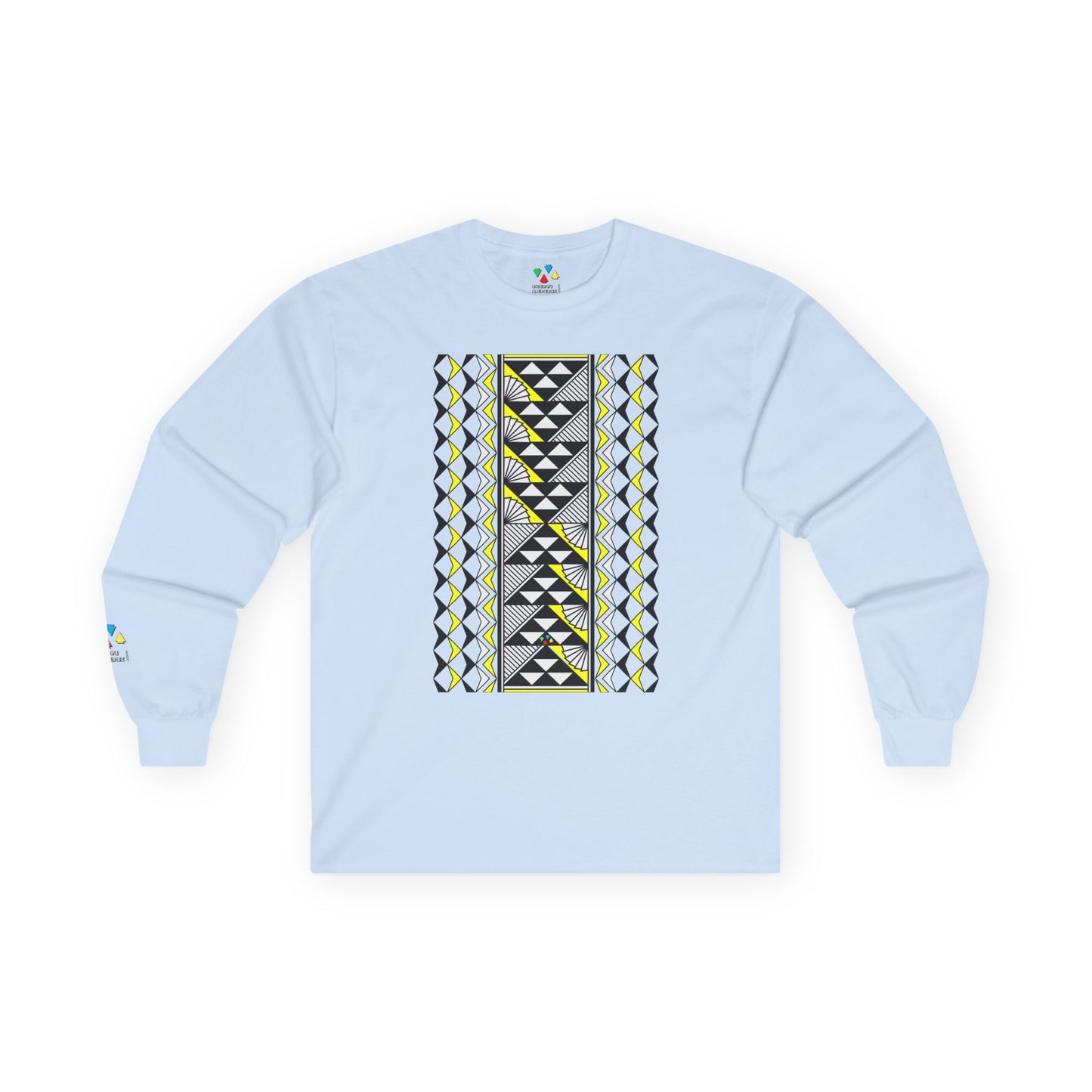Sun and Rain in Yellow Unisex Long Sleeve Tee