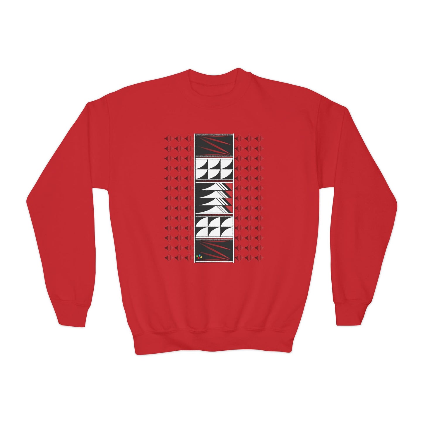 Feather Blessings Fade Youth Crewneck Sweatshirt