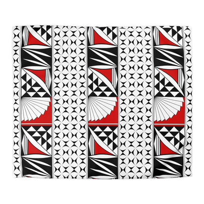 Southwest Sunrise in Red Microfiber Duvet Cover