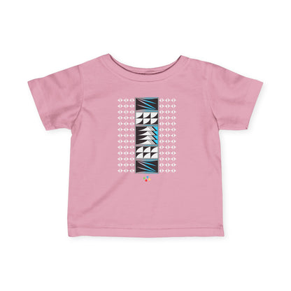 Turquoise Feather Blessings Infant Fine Jersey Tee