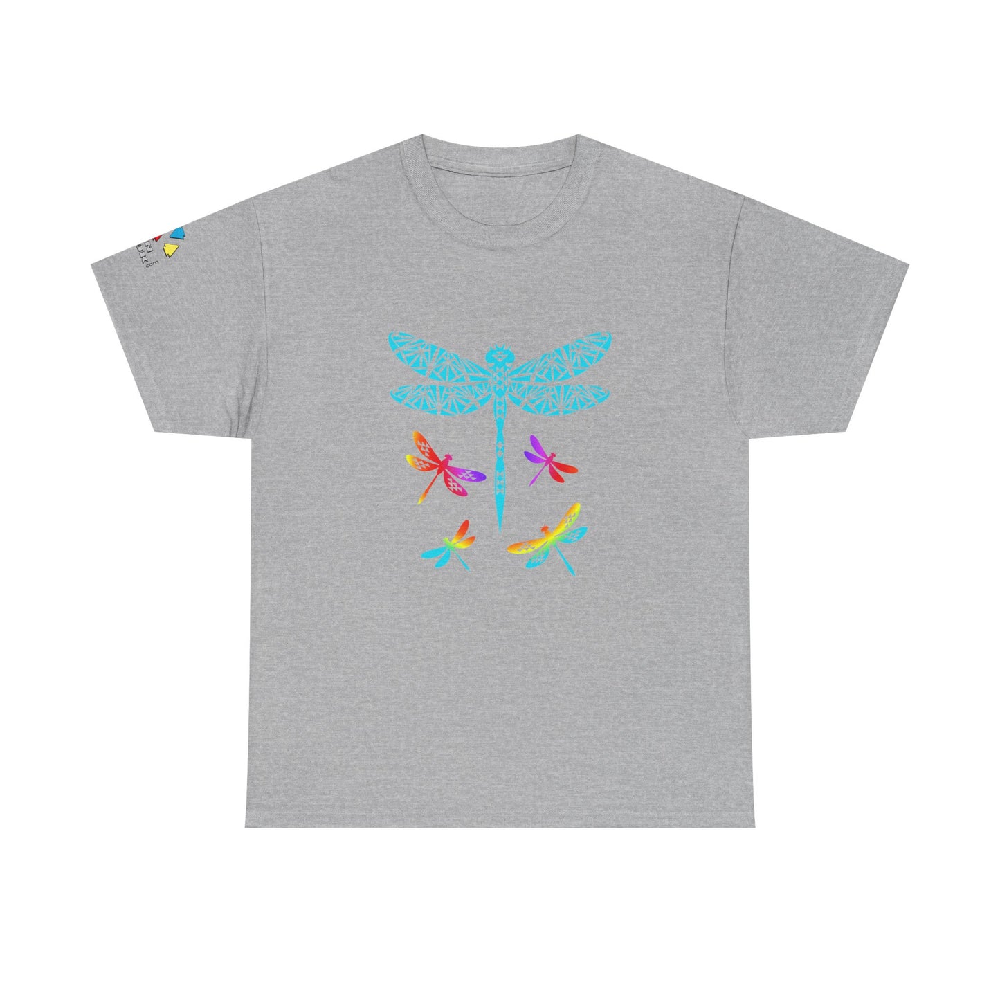 Rainbow Native Dragonfly Gildan Unisex Tee