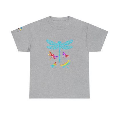 Rainbow Native Dragonfly Gildan Unisex Tee
