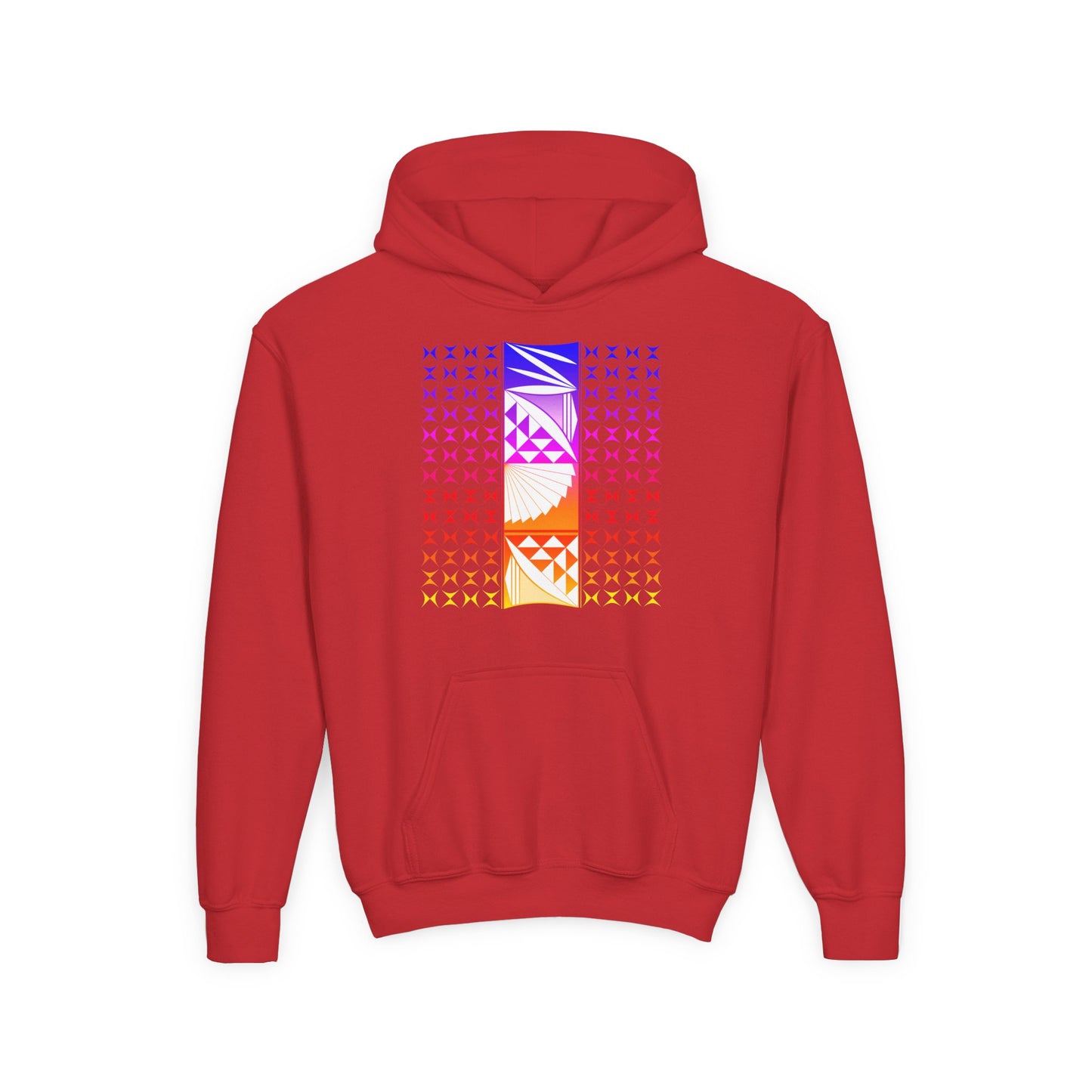 Rainbow Sunrise Youth Heavy Blend Hooded Sweatshirt