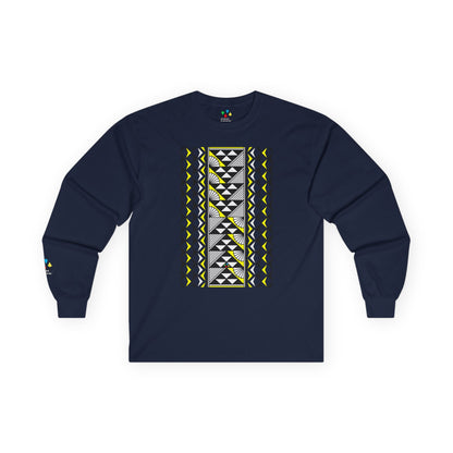 Sun and Rain in Yellow Unisex Long Sleeve Tee