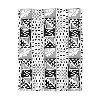 Southwest Sunrise in Gray Microfiber Duvet Cover