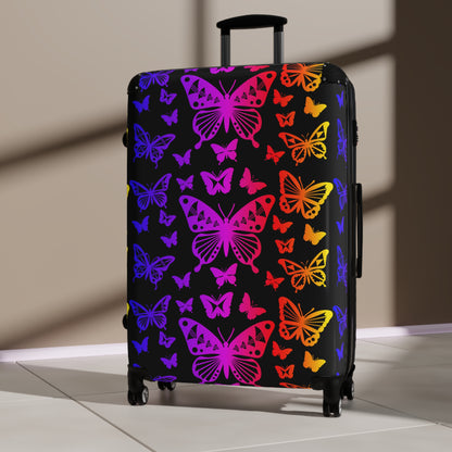 Rainbow Butterflies Suitcases