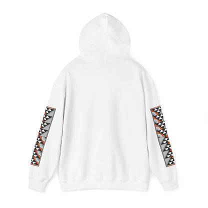 Sun and Rain in Orange Unisex Hoodie