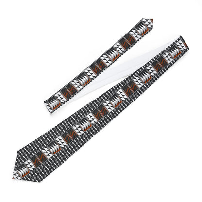 Rust Blessed Feathers Necktie