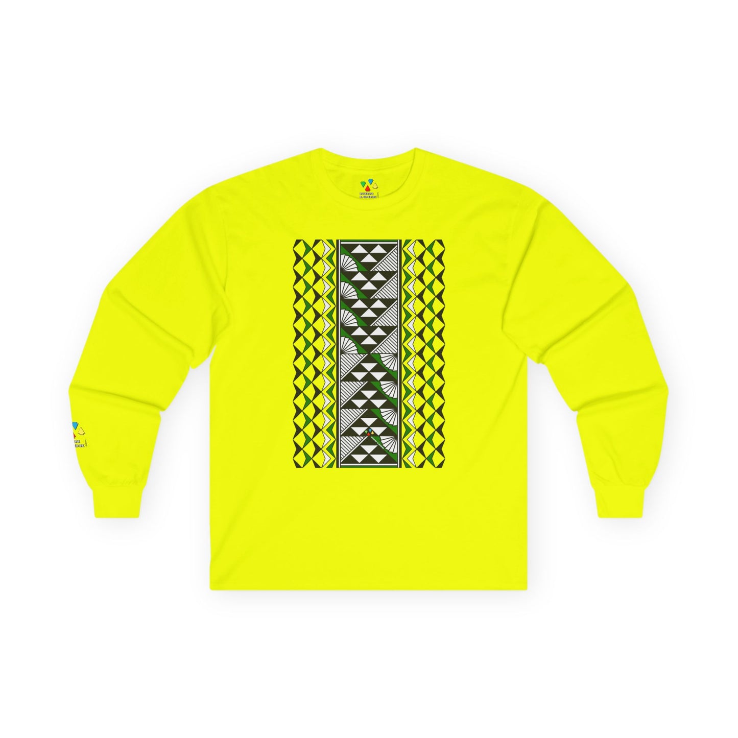 Sun and Rain in Green Unisex Long Sleeve Tee