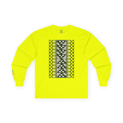 Sun and Rain in Green Unisex Long Sleeve Tee