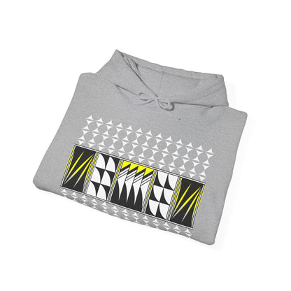 Blessed Feathers in Yellow Unisex Hoodie