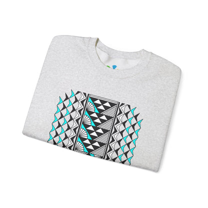Sun and Rain in Turquoise Unisex Sweatshirt