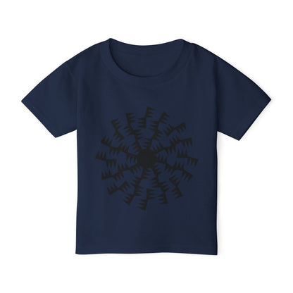 Sacred Solar Rays in Black Toddler T-Shirt