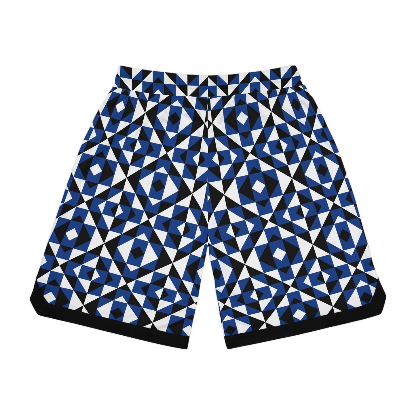 Blue Sacred Mountains Basketball Rib Shorts
