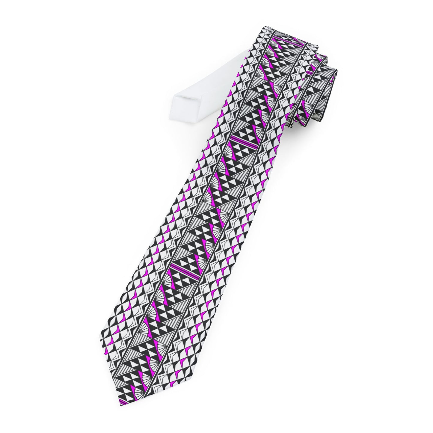 Pink Sun and Rain Necktie