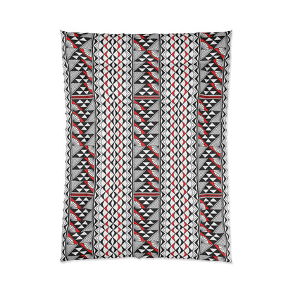 Southwest Rain and Sun in Red Comforter