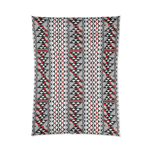 Southwest Rain and Sun in Red Comforter