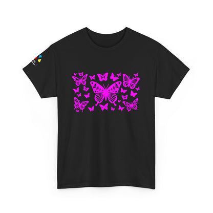 Butterfly Dance in Pink Gildan Unisex Tee