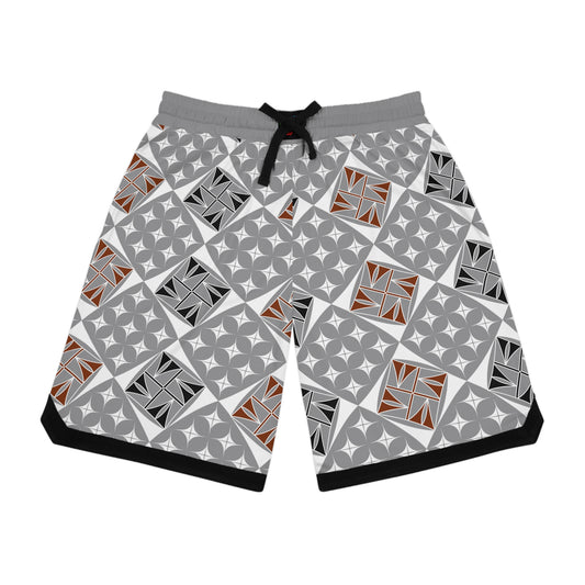 Sacred Universe in Gray Basketball Rib Shorts
