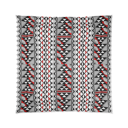 Southwest Rain and Sun in Red Comforter