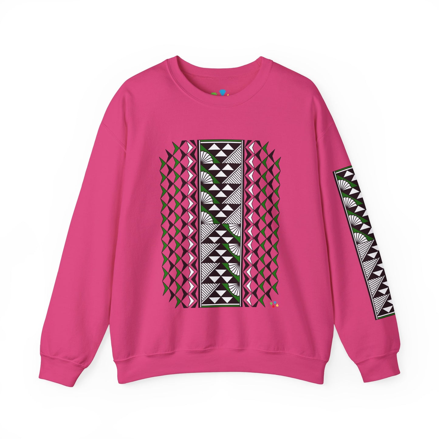 Sun and Rain in Green Unisex Sweatshirt
