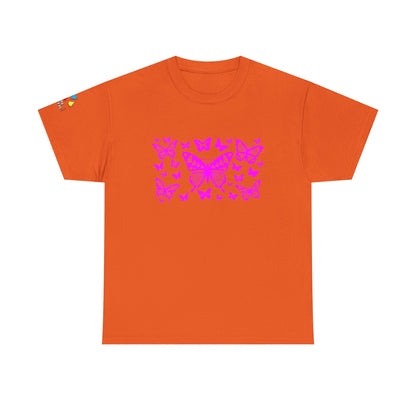 Butterfly Dance in Pink Gildan Unisex Tee