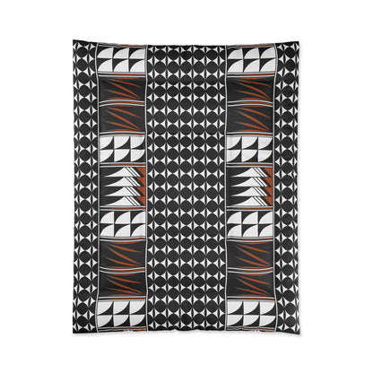 Southwest Feather Blessing in Rust Comforter