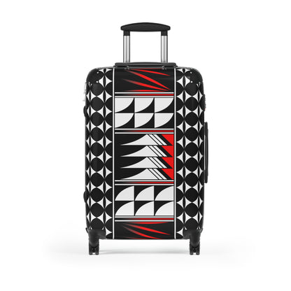 Blessed Feathers in Red Suitcases