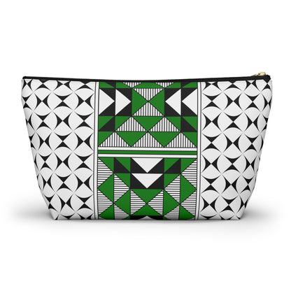 Sacred Mountains in Green Pouch w T-bottom
