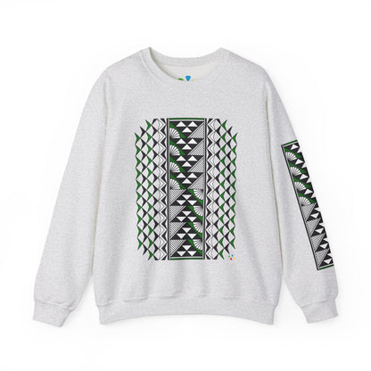 Sun and Rain in Green Unisex Sweatshirt