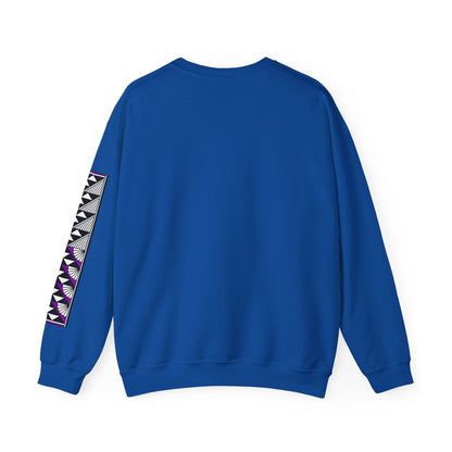 Sun and Rain in Purple Unisex Sweatshirt