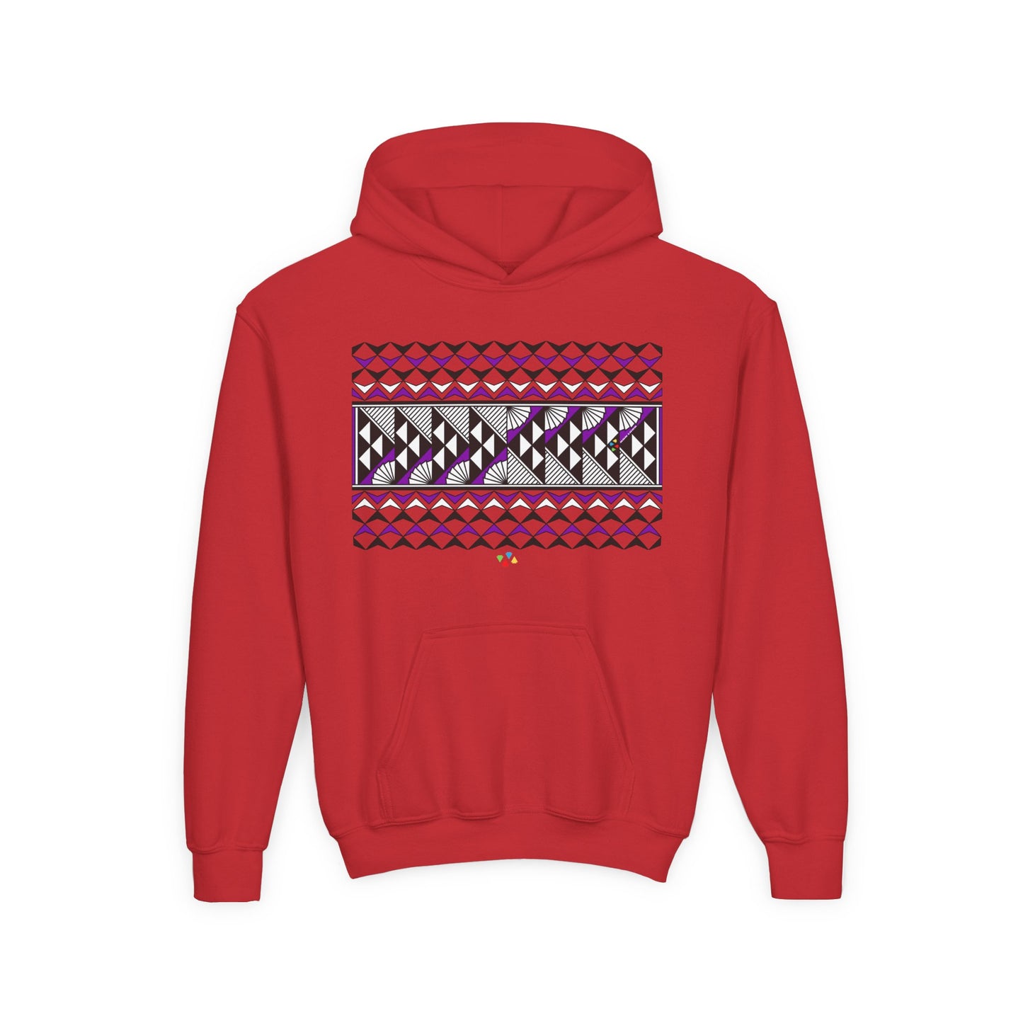 Purple Rain and Sun Youth Heavy Blend Hooded Sweatshirt