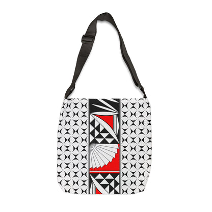 Red Southwest Sunrise Adjustable Tote Bag
